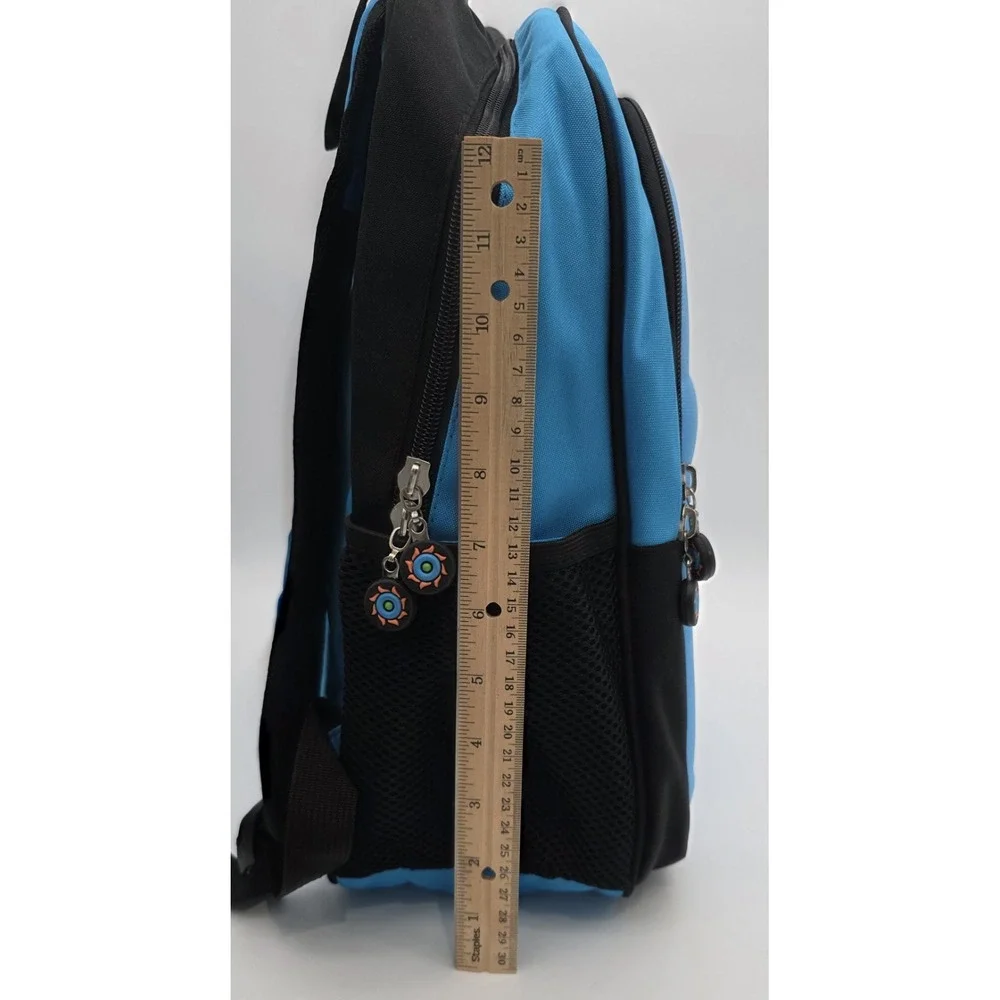 Opcari Backpack Front Can Be Personalized W/ Mini Fobbz Blue‎ Made In USA #0189